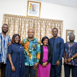 New UTAG-UPSA executives pay courtesy call on Vice-Chancellor